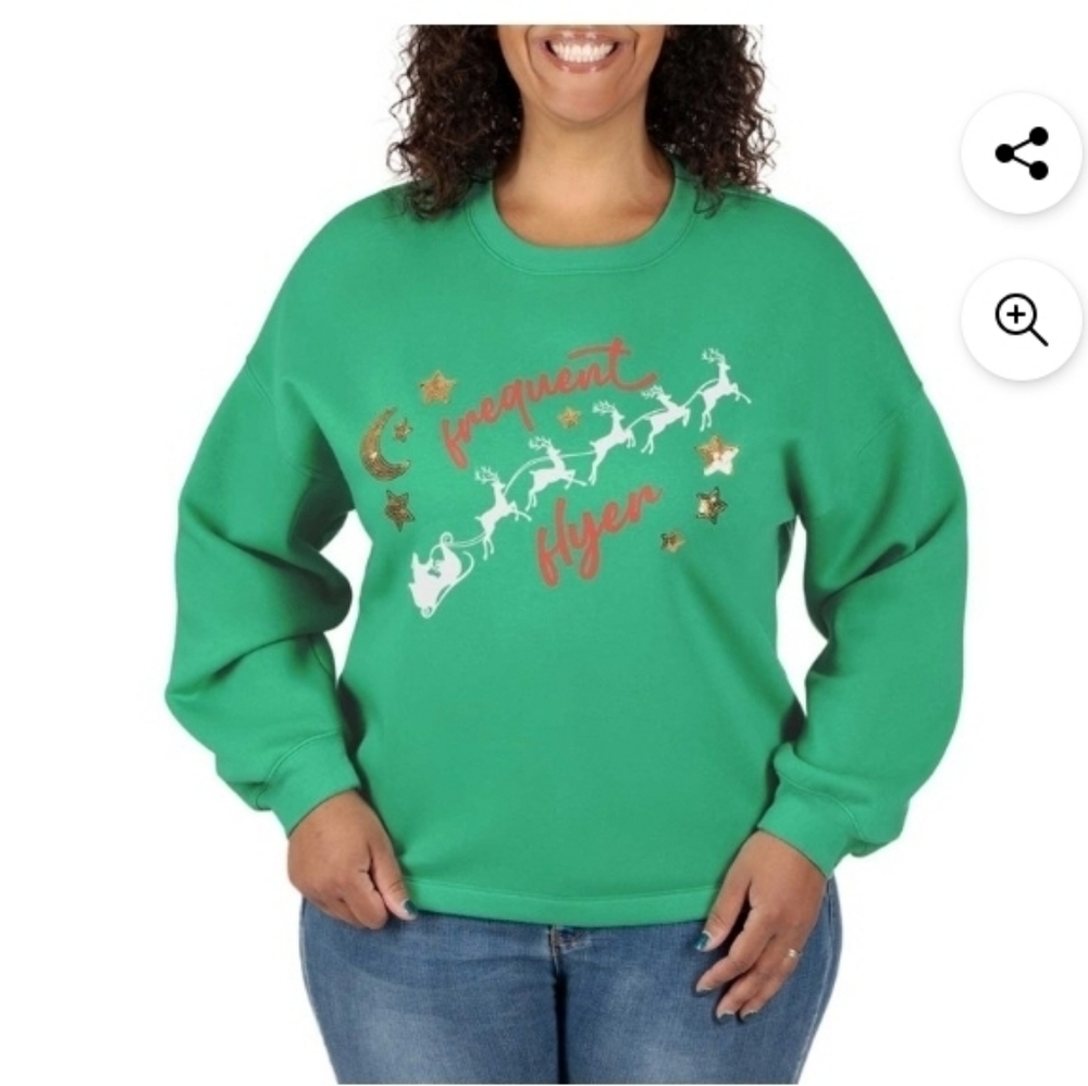 State Of Mine Women's Sparkle Sweatshirt